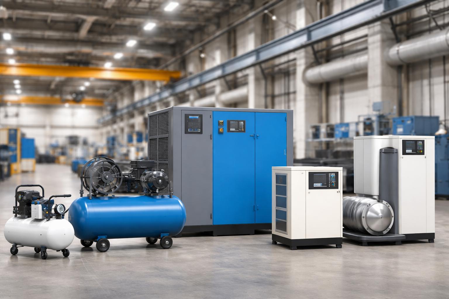 ปั๊มลมประเภทต่าง ๆ และการเลือกใช้