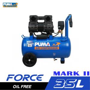 ปั๊มลมไร้น้ำมัน PUMA FORCE-35 1450W. MARK II ถัง 35 ลิตร