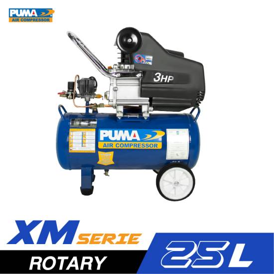 ปั๊มลมระบบขับตรง PUMA XM2525 ขนาด 3 HP ถัง 25 ลิตร - Image 1